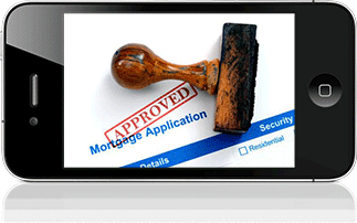 iPhone showing approved finance application